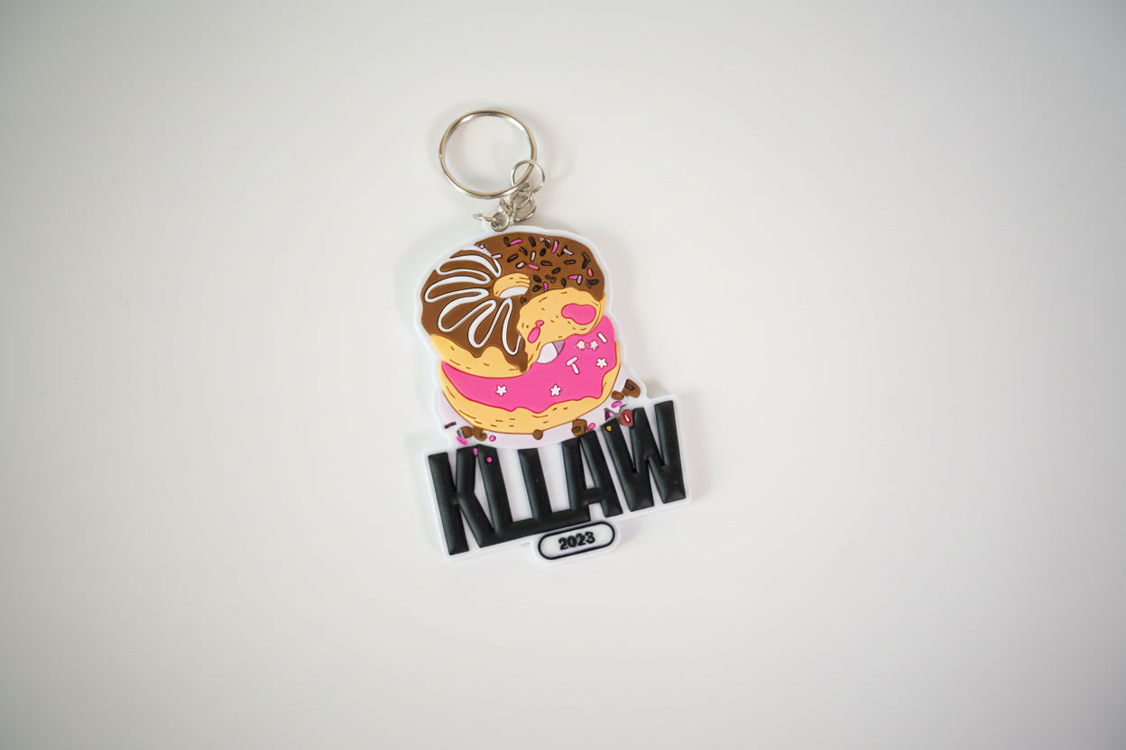 Donut keychain by MyFathersOldCamera - playful limited edition design