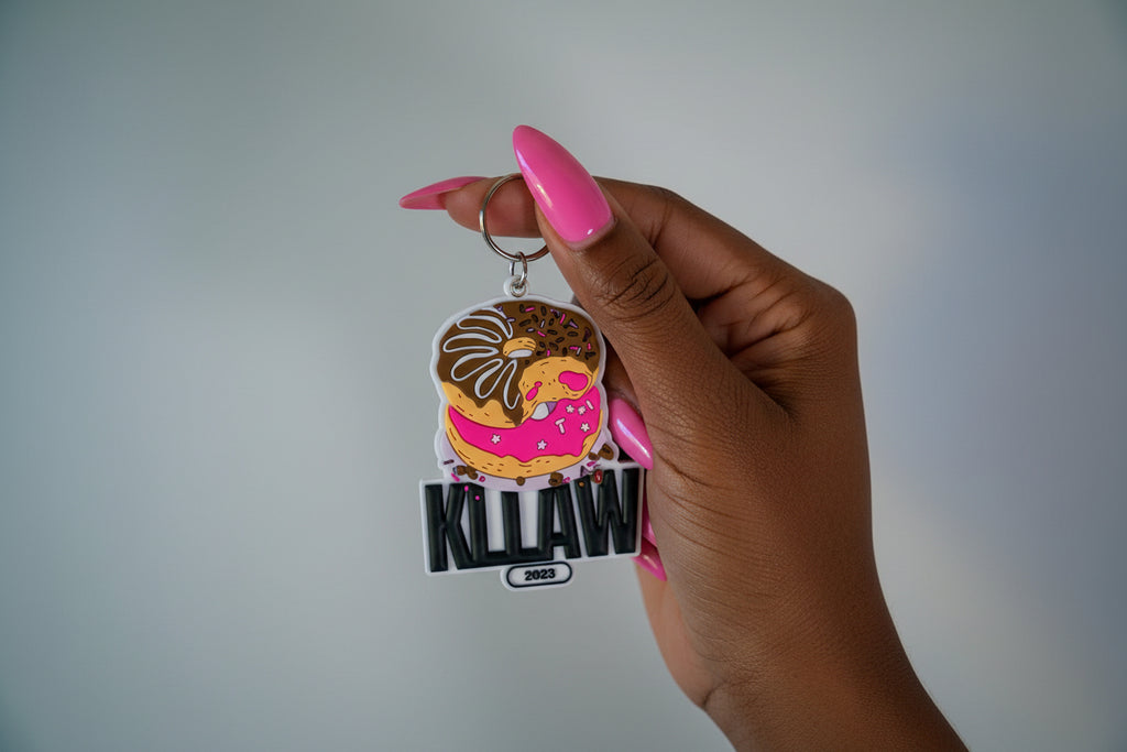 Donut keychain by MyFathersOldCamera - playful limited edition design
