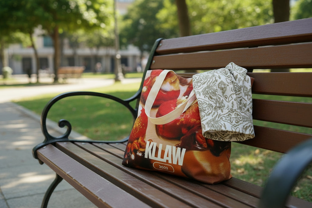 Donut canvas tote by MyFathersOldCamera - playful limited edition design