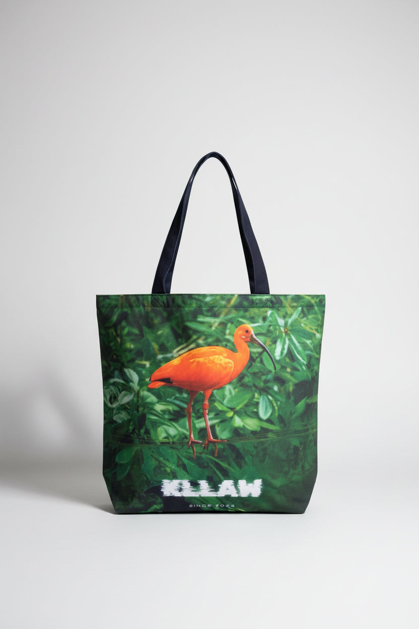 Birds of Prey large canvas tote by MyFathersOldCamera - bold artist design